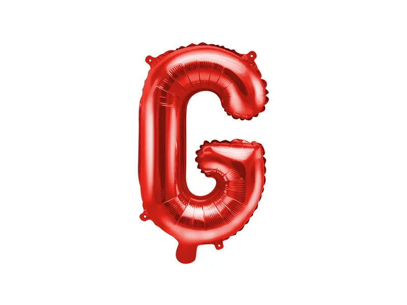 Letter Ballon G Rood - 35 cm