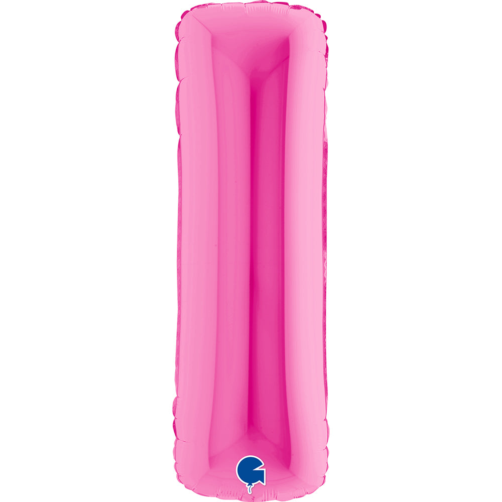 Letter Ballon I Roze - 102 cm