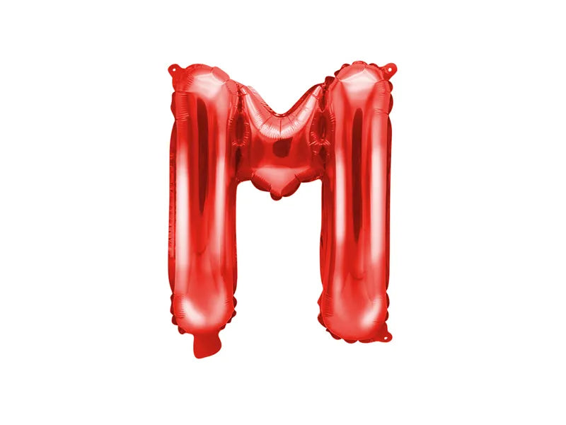 Letter Ballon M Rood - 35 cm