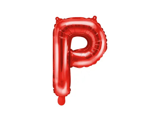 Letter Ballon P Rood - 35 cm