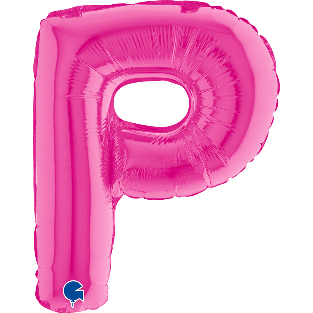 Letter Ballon P Roze - 35 cm
