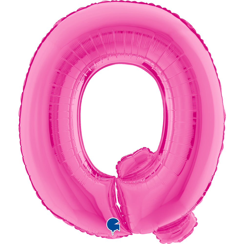Letter Ballon Q Roze - 102 cm