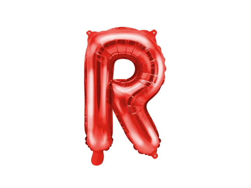 Letter Ballon R Rood - 35 cm