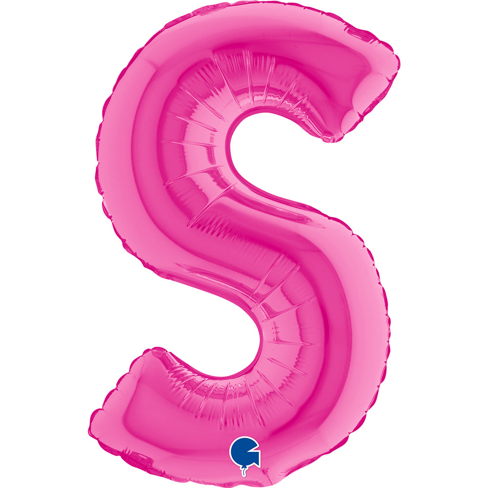 Letter Ballon S Roze - 35 cm