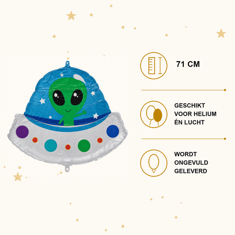 Alien - Folie Ballon - 71 cm - Ballonnenshop.nl