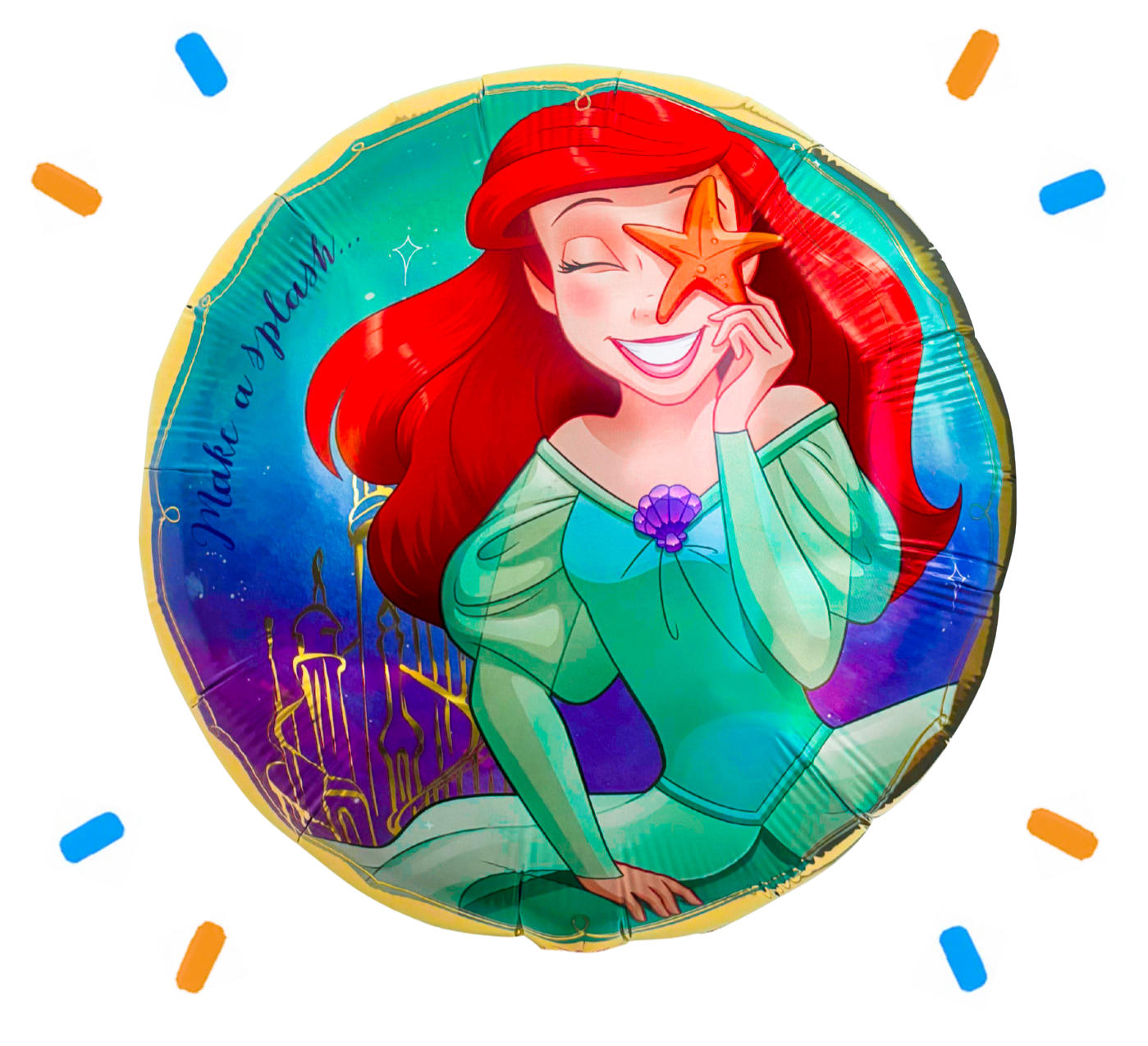 Ariel Disney Prinses Helium Ballon - Gevuld Met Helium - 46 cm