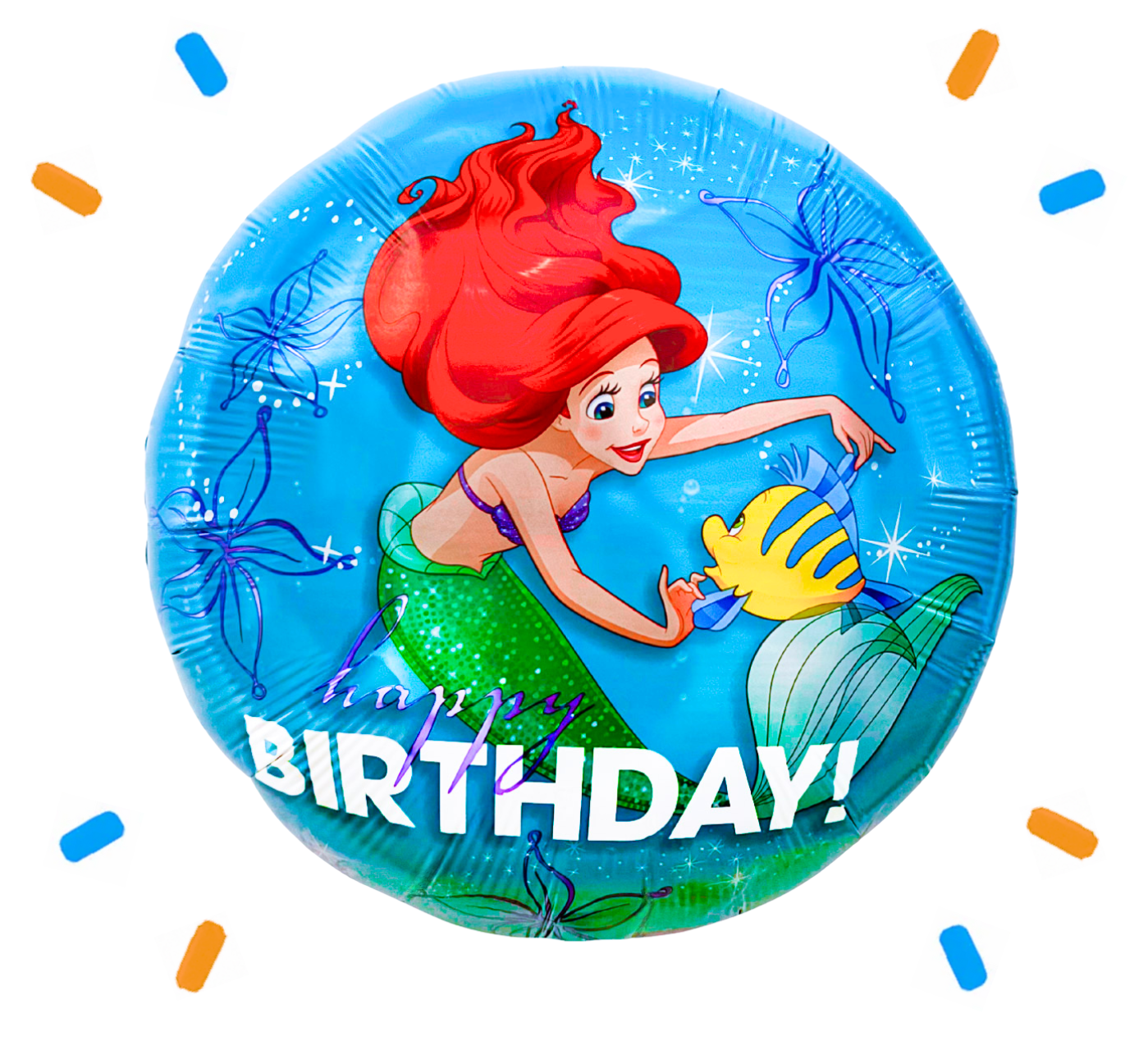 Ariel Happy Birthday Helium Ballon - Gevuld Met Helium - 46 cm