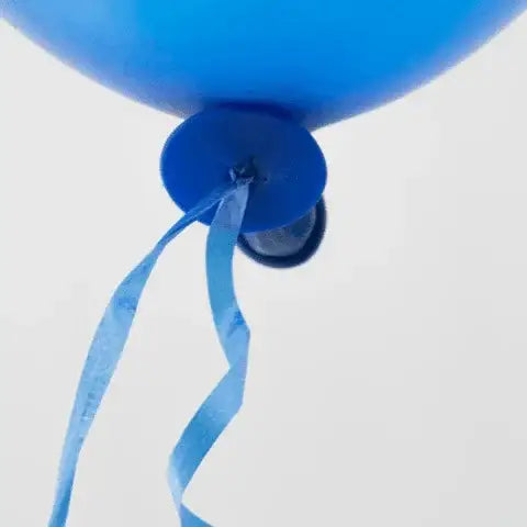 Automatische Ballonsluiters Blauw Met Lint 110 Stuks - Ballonnenshop.nl