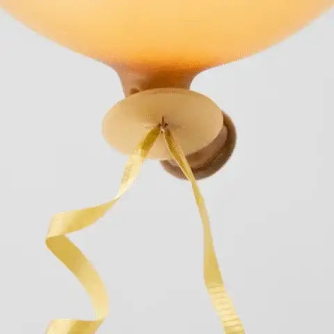 Automatische Ballonsluiters Goud Met Lint 110 Stuks - Ballonnenshop.nl
