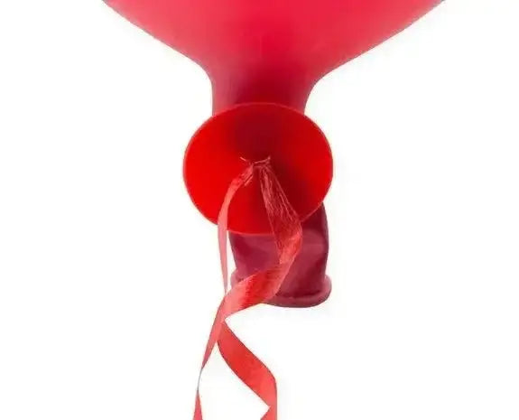 Automatische Ballonsluiters Rood Met Lint 110 Stuks - Ballonnenshop.nl