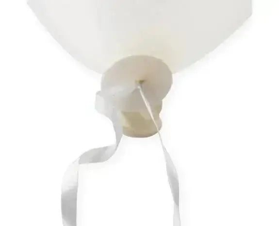 Automatische Ballonsluiters Wit Met Lint 110 Stuks - Ballonnenshop.nl