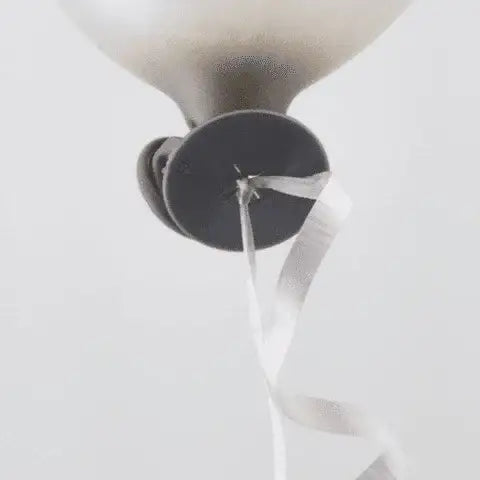 Automatische Ballonsluiters Zilver Met Lint 110 Stuks - Ballonnenshop.nl
