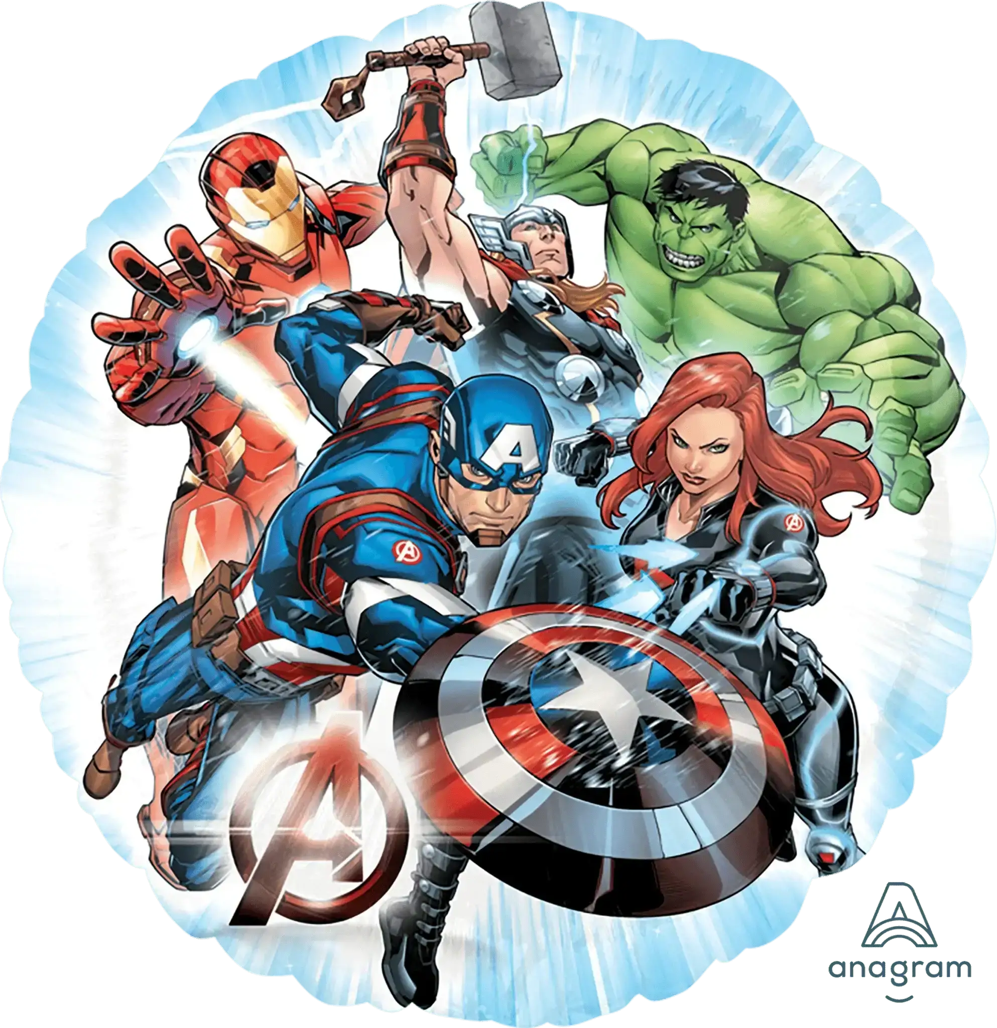Avengers Folie Ballon - 46 cm - Ballonnenshop.nl