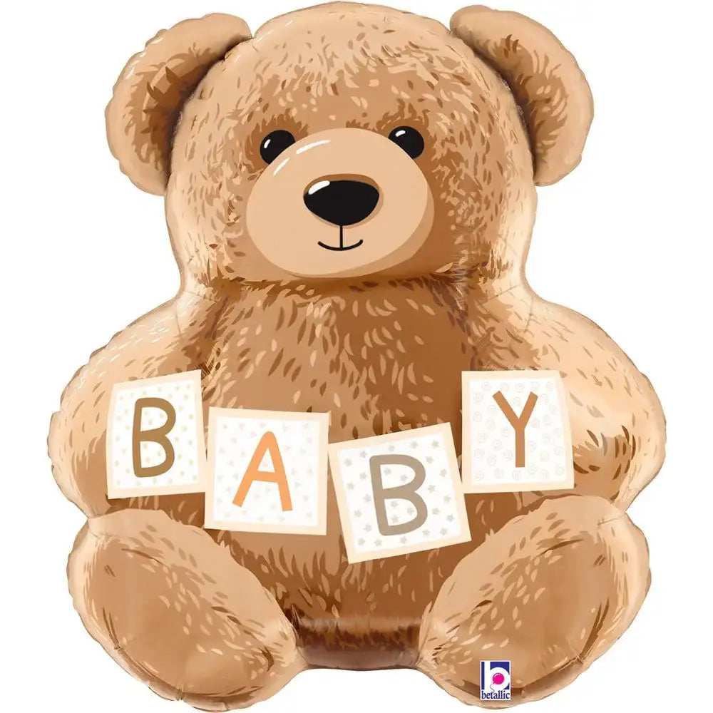 Baby Teddy Bear Folie Ballon - 61 cm - Ballonnenshop.nl
