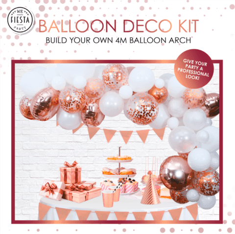 Ballonnenboog Zelf Maken - Rose Goud - 4 m - Ballonnenshop.nl