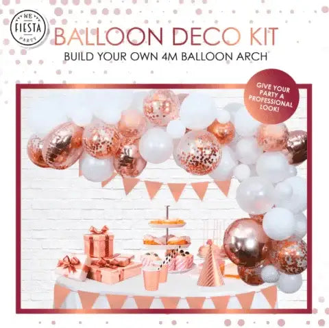 Ballonnenboog Zelf Maken - Rose Goud - 4 m - Ballonnenshop.nl