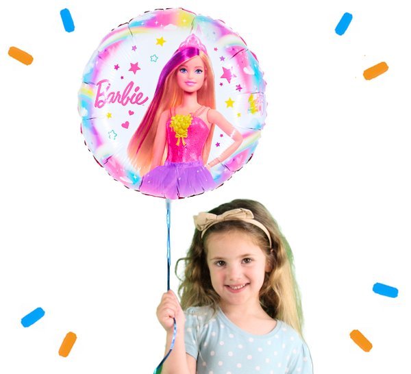 Barbie Helium Ballon - Gevuld Met Helium - 46 cm - Ballonnenshop.nl