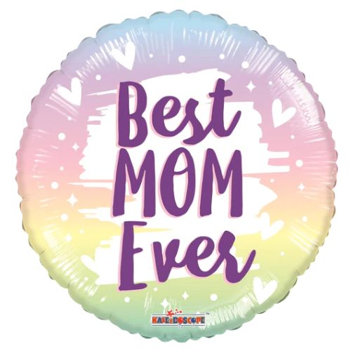 Best Mom Ever Helium Ballon - Gevuld Met Helium - 46 cm
