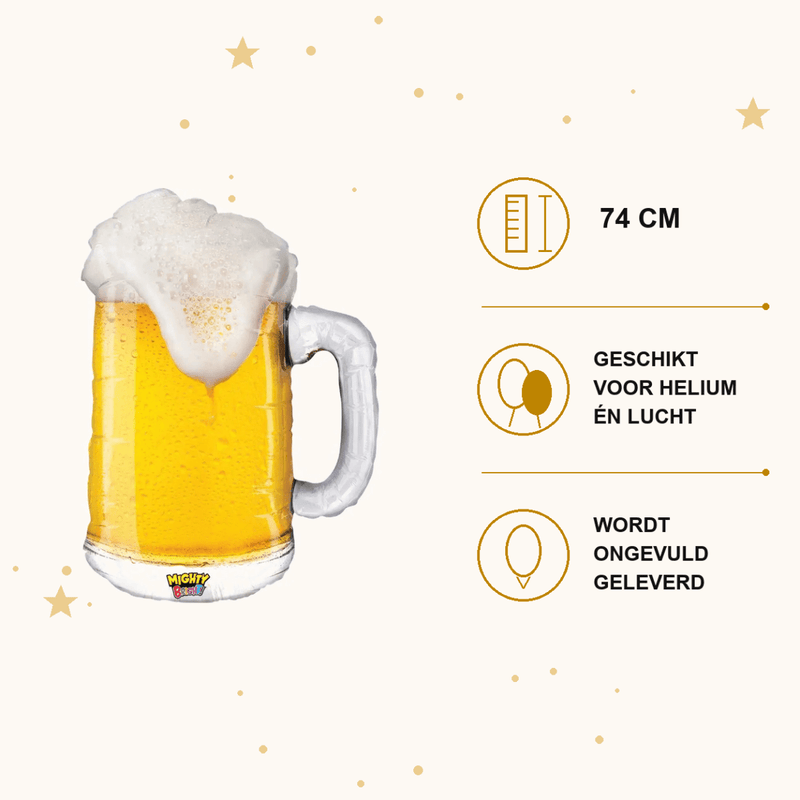 Bier Folie Ballon - 74 cm - Ballonnenshop.nl