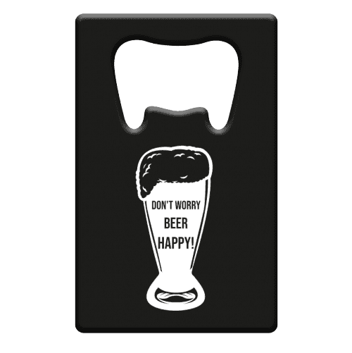 Bier Opener - Don't Worry Beer Happy - Ballonnenshop.nl