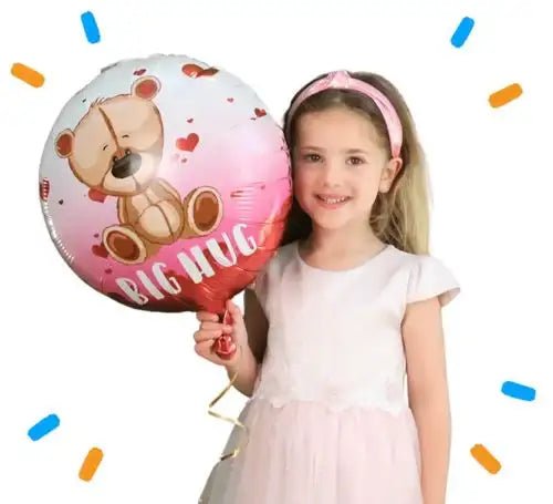 Big Hug Helium Ballon - Gevuld Met Helium - 45 cm - Ballonnenshop.nl