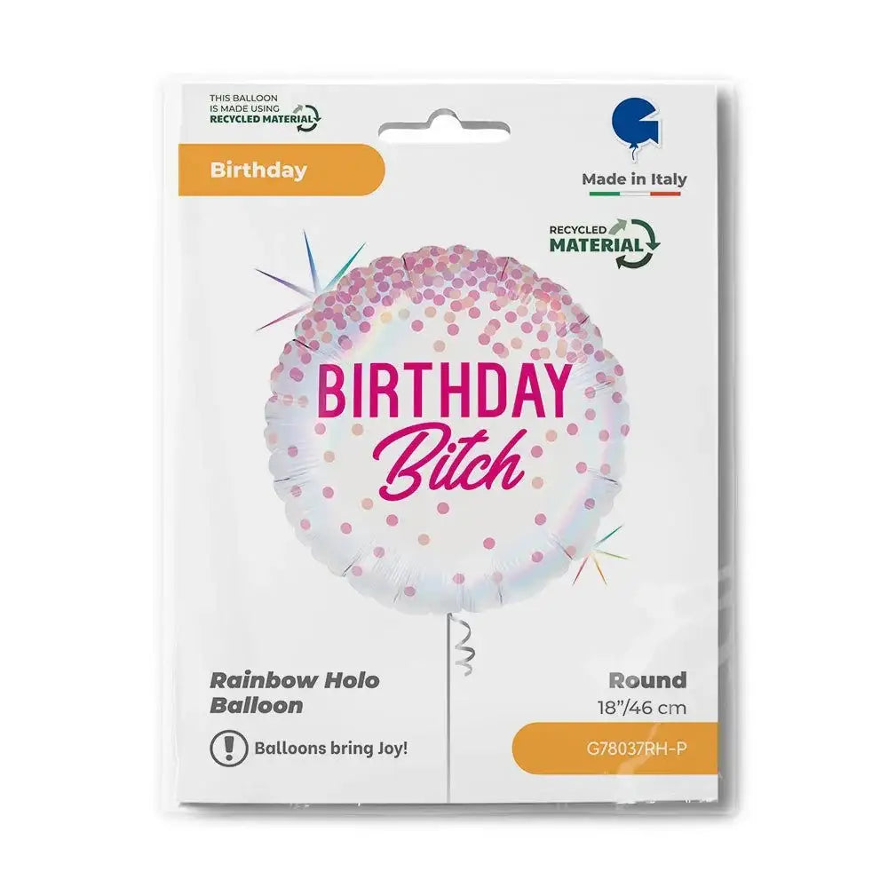 Birthday Bitch Folie Ballon - 45 cm - Ballonnenshop.nl