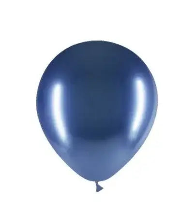 Blauwe Ballonnen Chroom 10 Stuks 30 cm - Ballonnenshop.nl