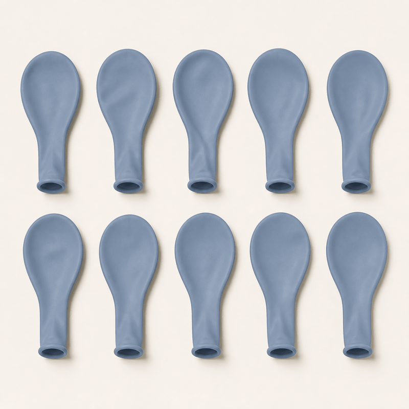 Blauwe Ballonnen Vintage 10 Stuks 30 cm - Ballonnenshop.nl
