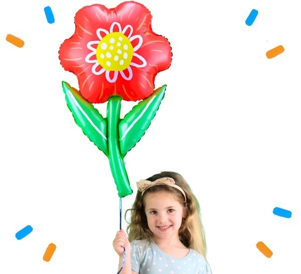 Bloem Helium Ballon - Gevuld Met Helium - 75 cm - Ballonnenshop.nl