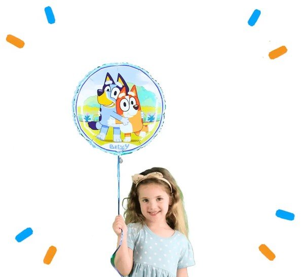 Bluey Helium Ballon - Gevuld Met Helium - 46 cm - Ballonnenshop.nl