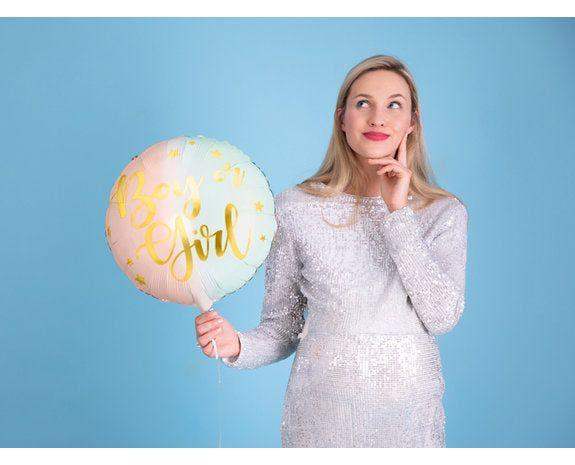Boy Or Girl Folie Ballon 45 cm - Ballonnenshop.nl