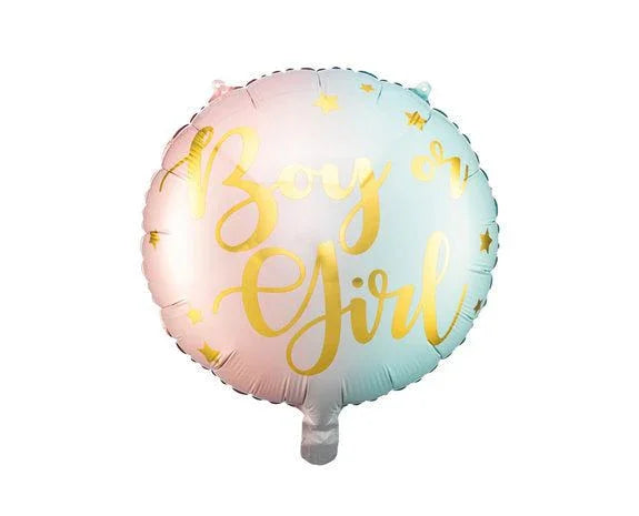 Boy Or Girl Folie Ballon 45 cm - Ballonnenshop.nl