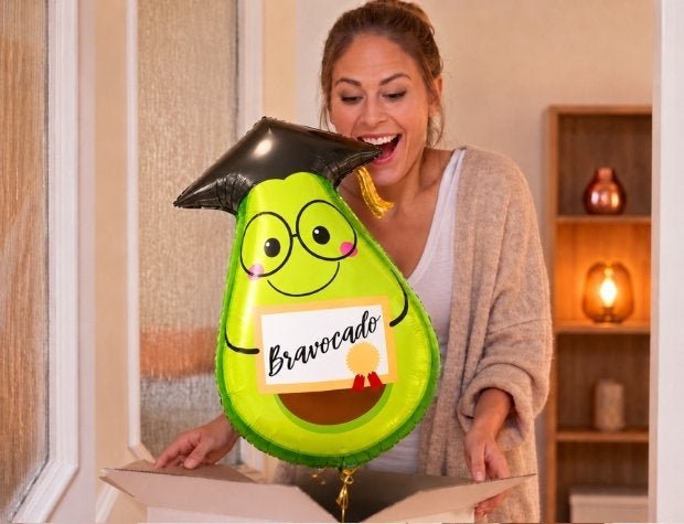 Bravocado Helium Ballon - Gevuld Met Helium - 71 cm - Ballonnenshop.nl