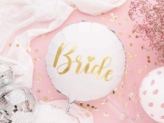 Bride Folie Ballon Wit 45 cm - Ballonnenshop.nl
