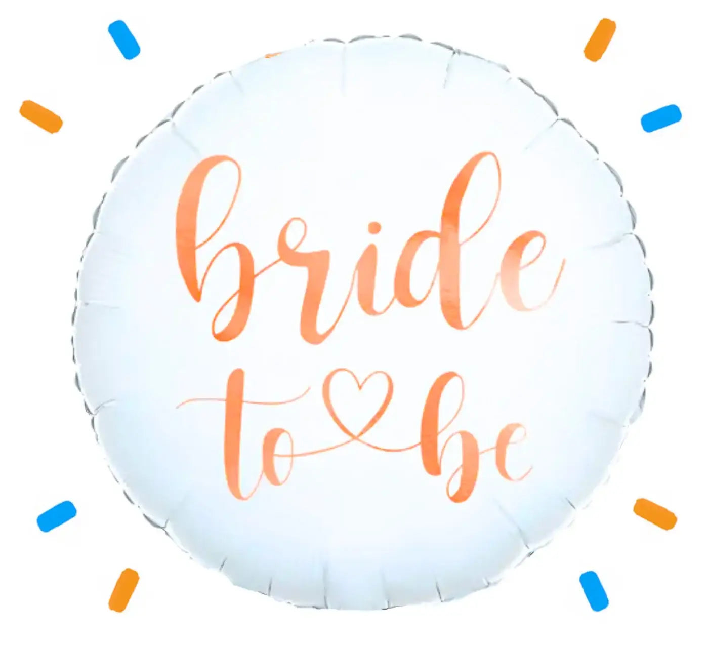 Bride To Be Helium Ballon Wit - Gevuld Met Helium - 45 cm - Ballonnenshop.nl