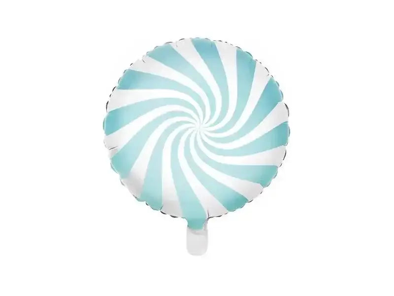 Candy Licht Blauwe Helium Ballon - Gevuld Met Helium - 35 cm - Ballonnenshop.nl