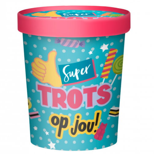 Snoeppot Trots Op Jou - 250 Gram Snoep