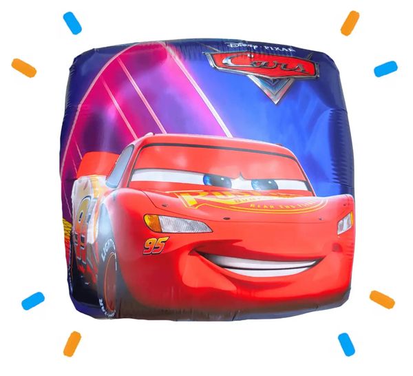 Cars Helium Ballon - Gevuld Met Helium - 46 cm - Ballonnenshop.nl