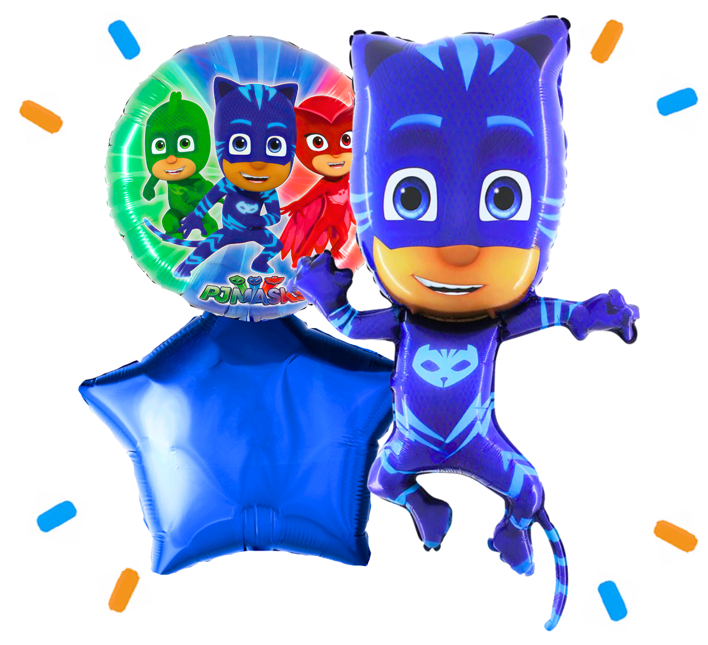 Catboy PJ Masks Trosje - Gevuld Met Helium - 93 cm