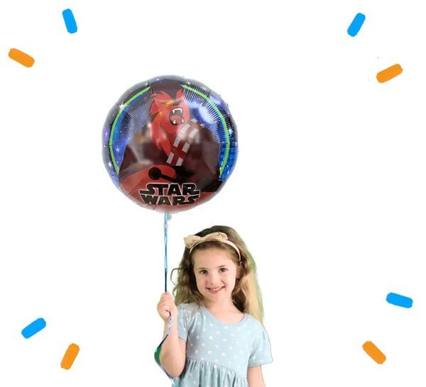Chewbacca Helium Ballon - Gevuld Met Helium - 46 cm - Ballonnenshop.nl