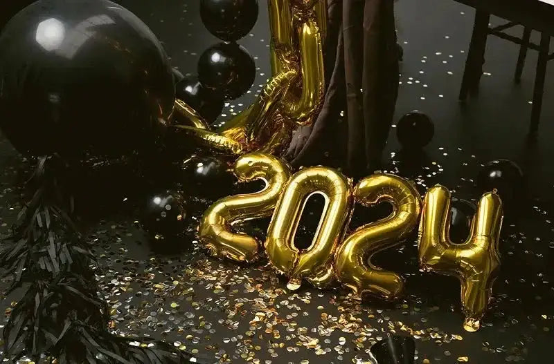 Cijfer Ballon 0 Goud 35 cm - Ballonnenshop.nl