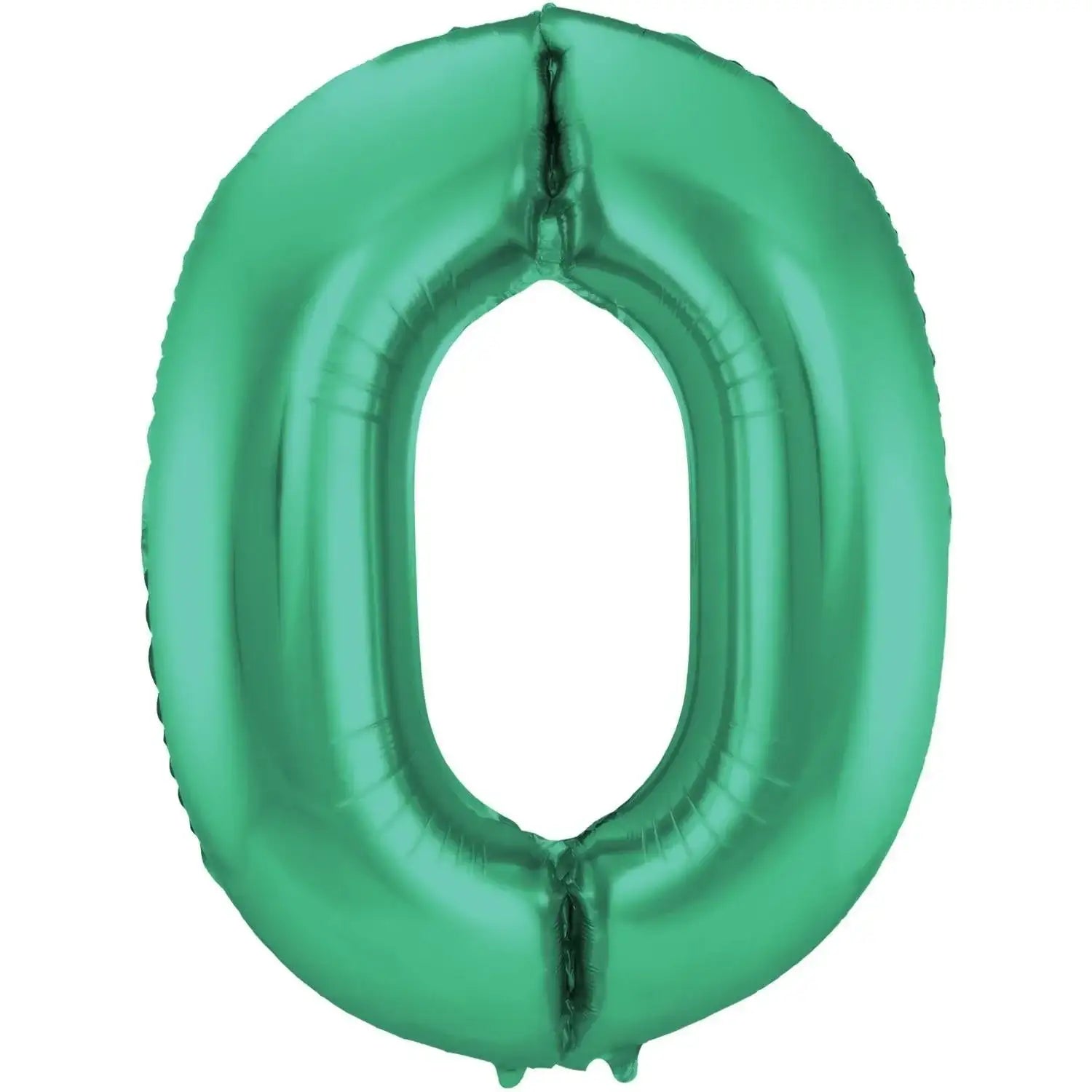 Cijfer Ballon 0 - Licht Groen - 86 cm - Ballonnenshop.nl