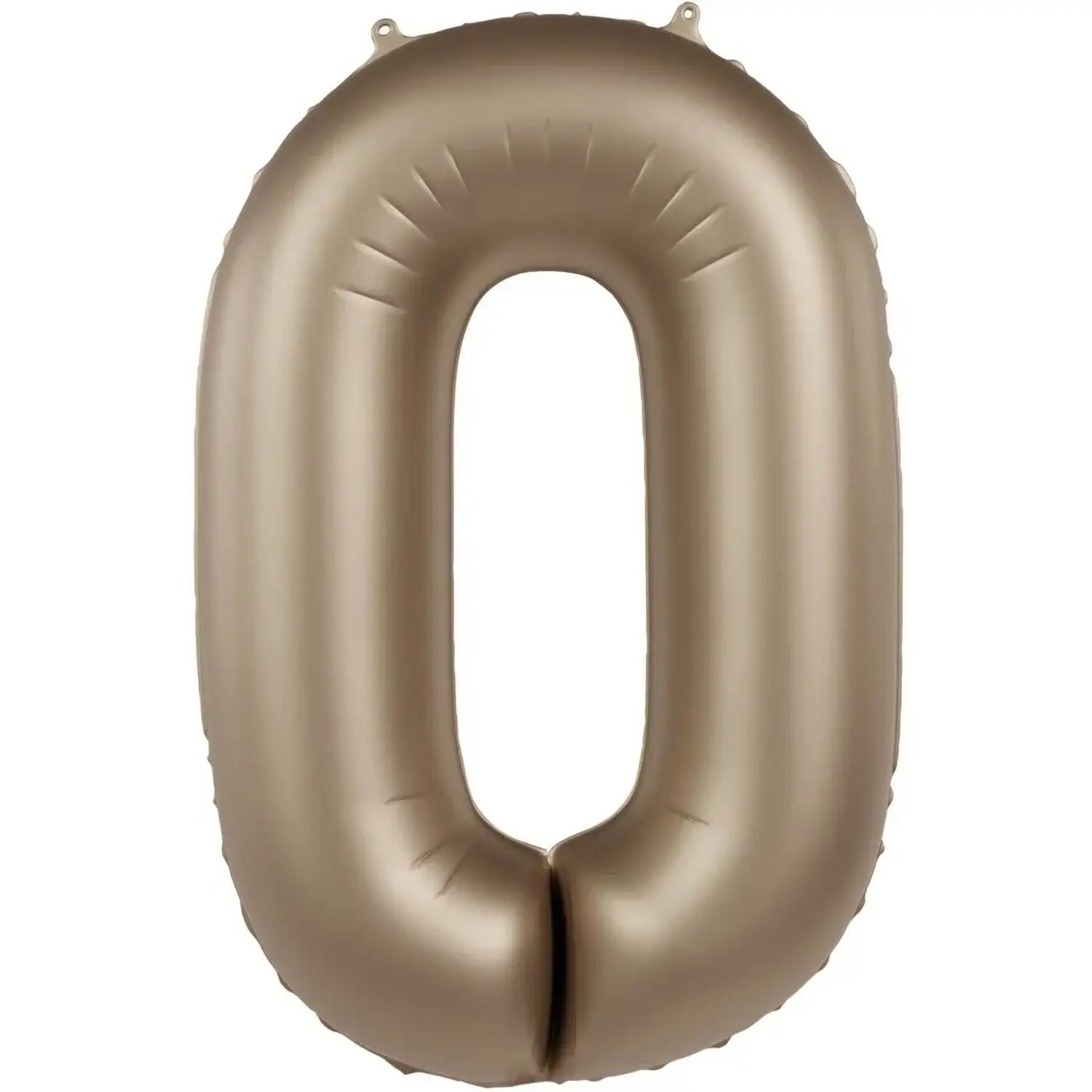 Cijfer Ballon 0 - Starlight Goud - 86 cm - Ballonnenshop.nl