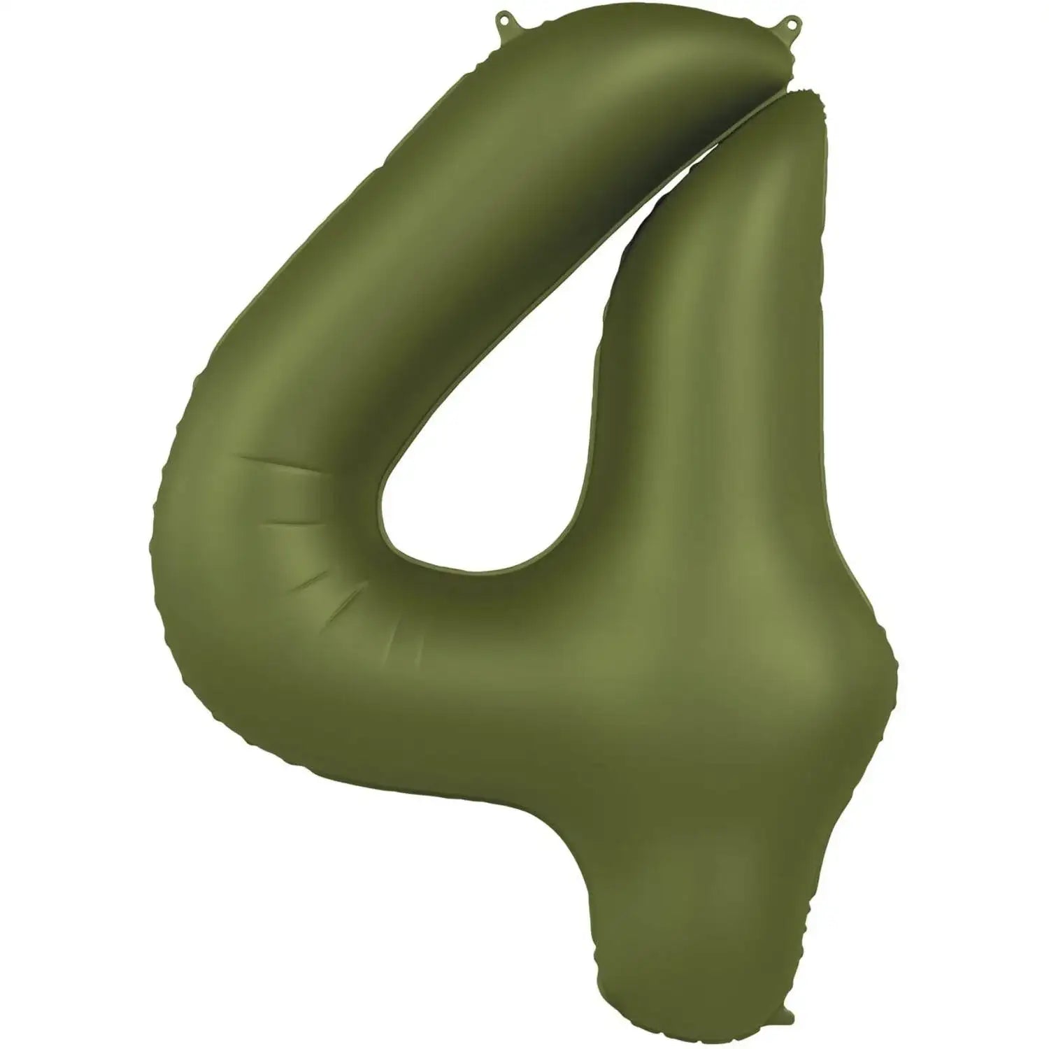 Cijfer Ballon 4 - Groen - 86 cm - Ballonnenshop.nl