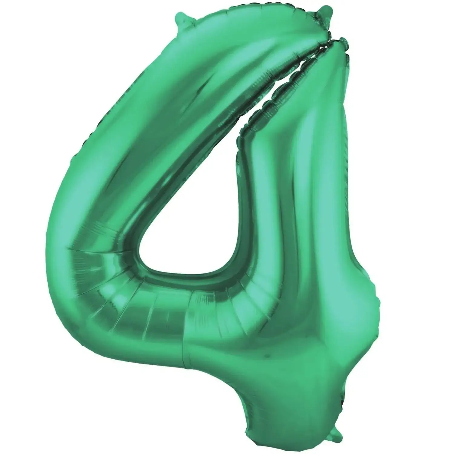 Cijfer Ballon 4 - Licht Groen - 86 cm - Ballonnenshop.nl
