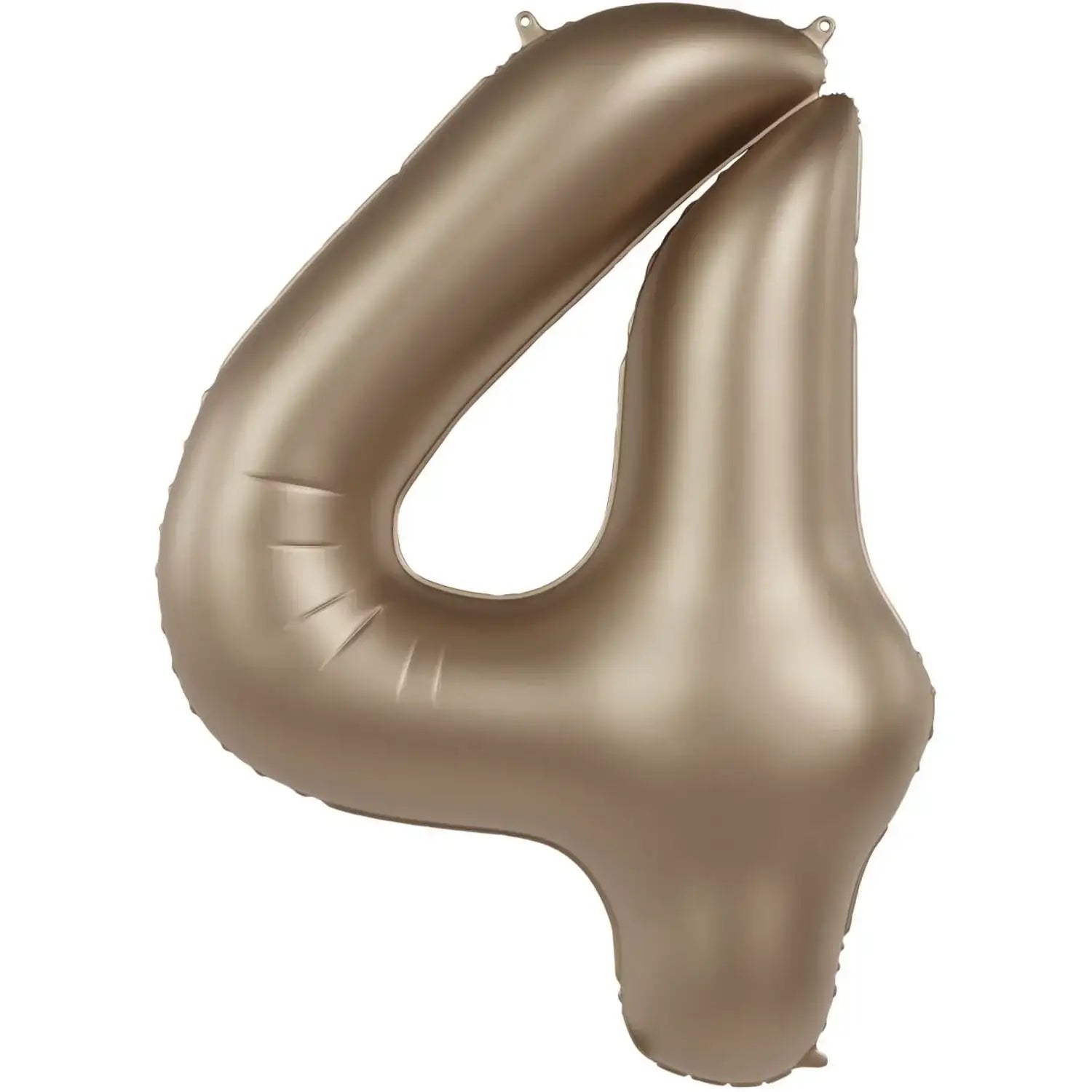 Cijfer Ballon 4 - Starlight Goud - 86 cm - Ballonnenshop.nl
