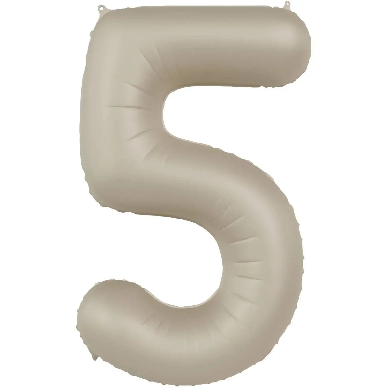 Cijfer Ballon 5 - Creamy Latte - Matt - 86 cm - Ballonnenshop.nl