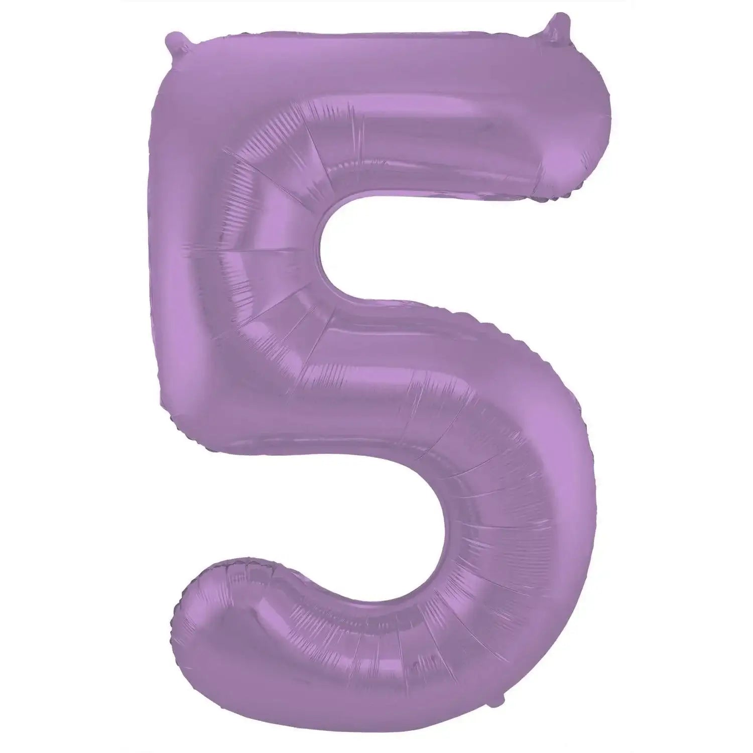 Cijfer Ballon 5 - Paars - 86 cm - Ballonnenshop.nl