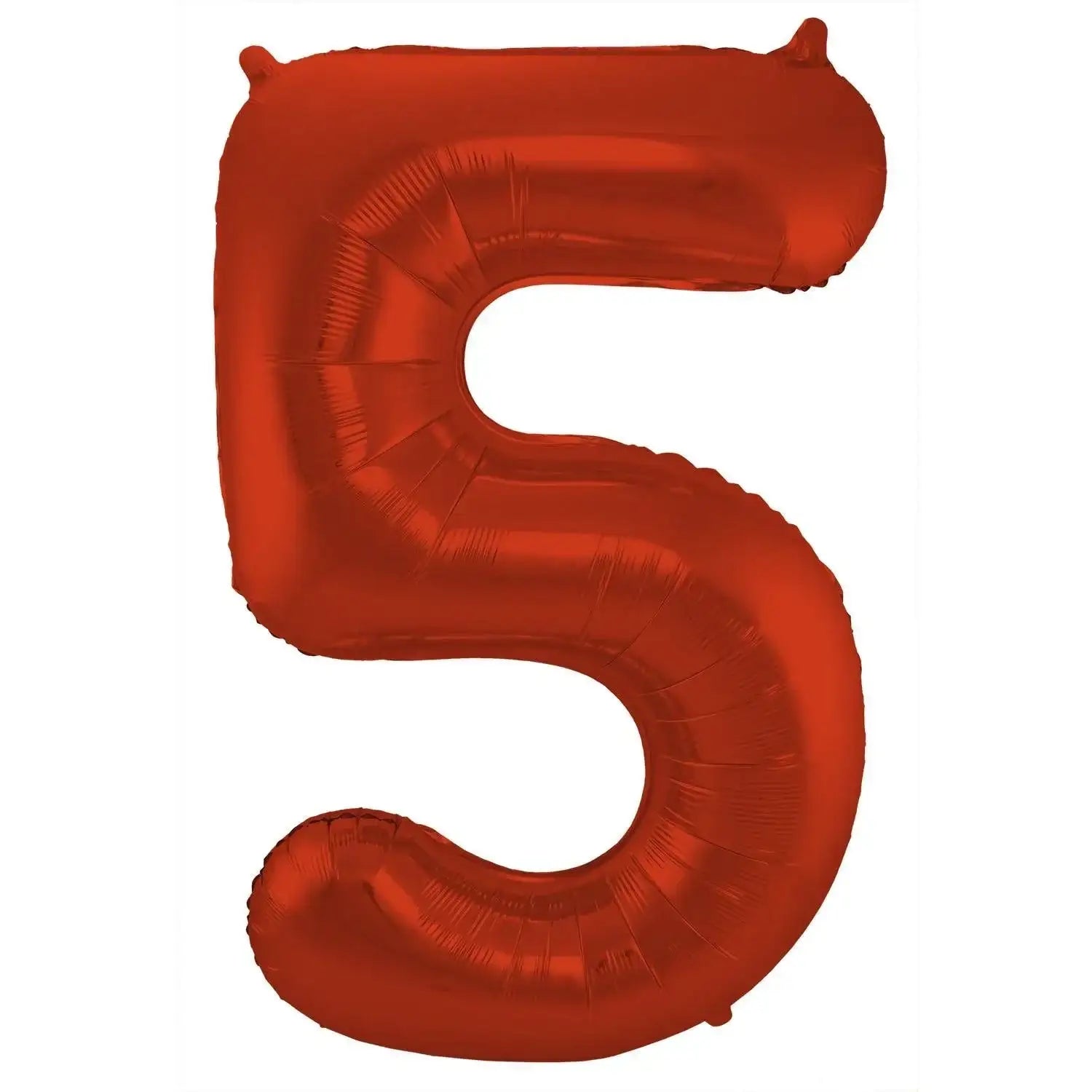 Cijfer Ballon 5 - Rood - 86 cm - Ballonnenshop.nl