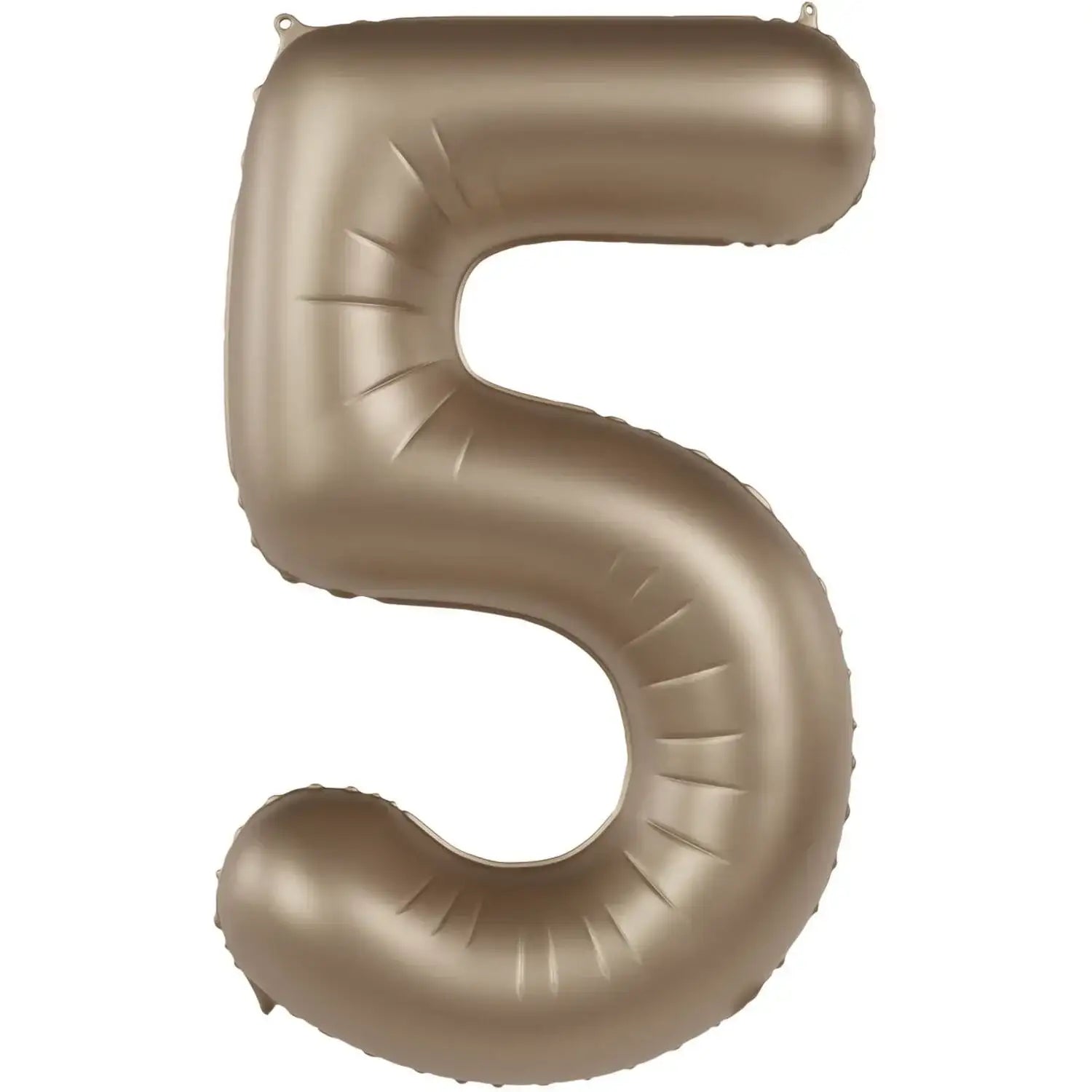 Cijfer Ballon 5 - Starlight Goud - 86 cm - Ballonnenshop.nl